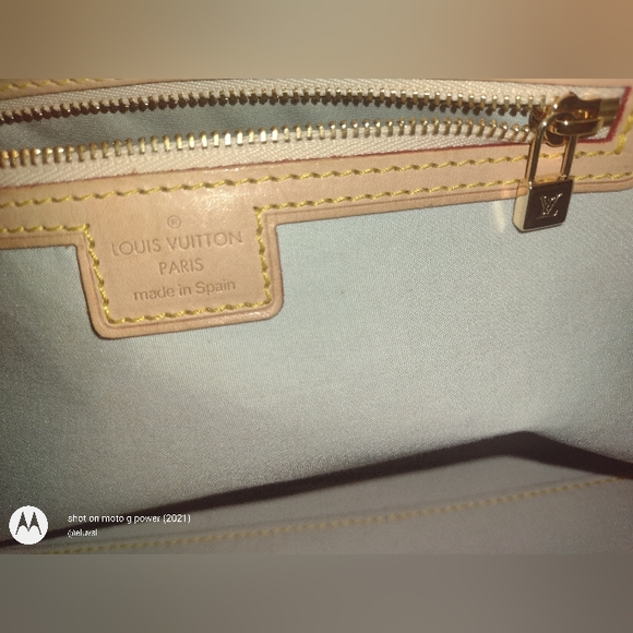 SOLD 💔 Louis Vuitton Mini Lin Marie Navy Monogram Speedy Deauville Boston Bag - Picture 6 of 15